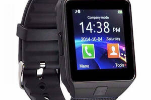 Смарт-часы Uwatch Smart Watch DZ09 умные часы с функциями фитнес браслета Черный + карта памяти 16Гб