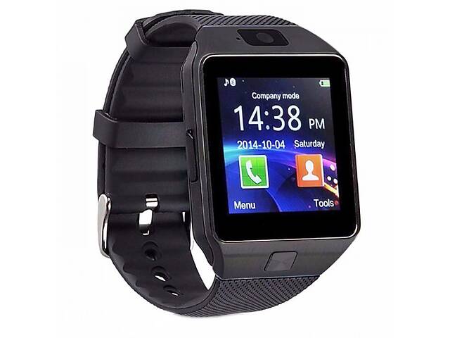 Смарт-часы Uwatch Smart Watch DZ09 умные часы с функциями фитнес браслета Черный + карта памяти 16Гб