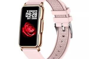 Смарт-часы женские Lemfo H80 Gold/Pink