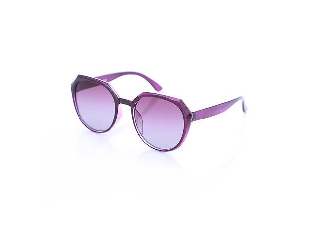 Солнцезащитные очки LuckyLOOK 085-818 Фэшн One Size Серый+ Фиолетовый