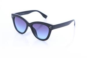 Солнцезащитные очки LuckyLOOK 087-621 Китти One Size Серый+ Синий