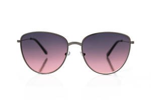 Солнцезащитные очки LuckyLOOK 401-632 Китти One Size Розовый+ Серый