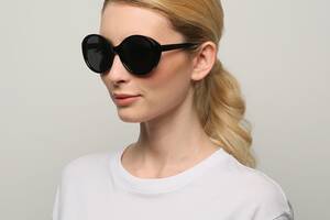 Солнцезащитные очки LuckyLOOK женские 849-564 Драгон-флай One size Серый