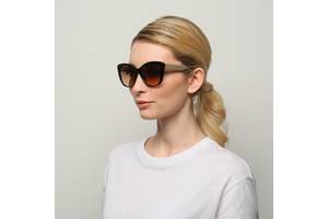 Солнцезащитные очки LuckyLOOK женские 849-663 Фэшн One size Коричневый