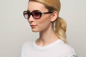 Солнцезащитные очки LuckyLOOK женские 849-823 Классика One size Коричневый
