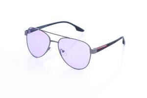 Солнцезащитные очки с поляризацией Авиаторы мужские 093-356 LuckyLOOK
