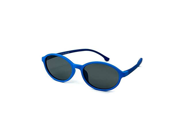 Сонцезахисні окуляри з поляризацією дитячі Еліпси 598-967 LuckyLOOK Чорний Синій