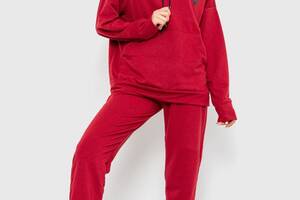 Спорт костюм женский демисезонный бордовый 177R030 Ager S