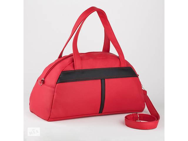 Спортивная сумка KotiCo 23х43х16 см Красная с черным (Ssport_red-black_fly)