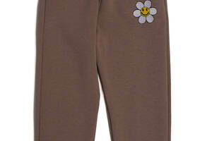 Спортивные брюки для девочек 104 бежевый Yuki ЦБ-00230289