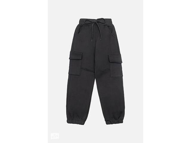 Спортивные брюки для мальчика 122 черный Lizi Kids ЦБ-00220699