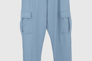 Спортивные брюки карго однотонные женские Blue World 2307-K S Голубой (2000989959991)
