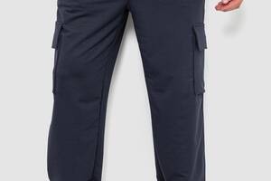 Спортивные штаны мужские двухнитка темно-синий 241R0651-1 Ager M