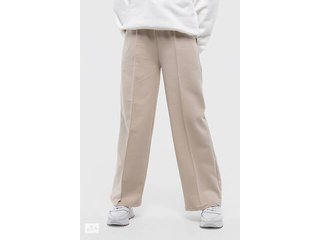 Спортивные штаны однотонные для девочки Atabey 10355.3 146 см Бежевый (2000990156617)