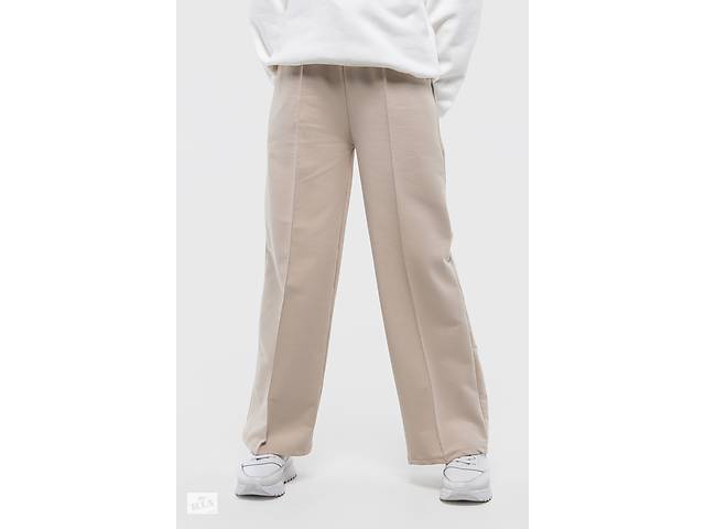 Спортивные штаны однотонные для девочки Atabey 10355.3 158 см Бежевый (2000990156631)