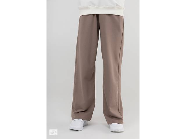 Спортивные штаны палаццо однотонные для девочки ADK 2980 140 см Кофейный (2000990025005)
