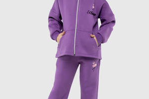 Спортивный костюм для девочки Ecrin 4610 110 см Фиолетовый (2000990093363)