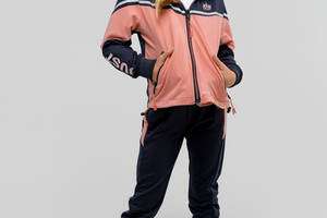 Спортивный костюм для девочки S&D 6775 кофта штаны 122 см Персиковый 2000989917632