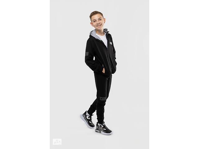 Спортивный костюм для мальчика MAGO 244006 кофта + штаны 140 см Черный (2000989919162)
