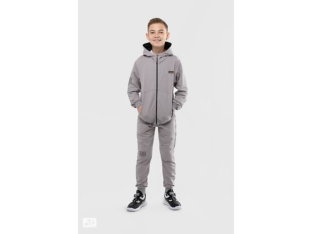 Спортивный костюм для мальчика MAGO 244006 кофта + штаны 146 см Серый (2000989919216)