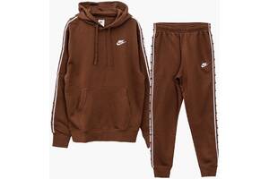 Спортивный костюм мужской Nike Club Flc Gx Hd Trk Suit (FB7296-259) L Коричневый