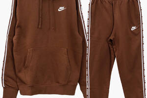 Спортивный костюм мужской Nike Club Flc Gx Hd Trk Suit (FB7296-259) L Коричневый