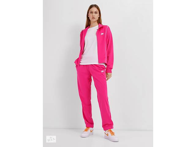 Спортивний жіночий костюм Nike Nsw Essntl Pqe Trk Suit (DD5860-621) S Рожевий