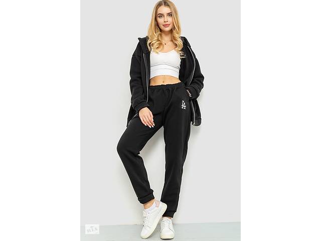 Спортивный костюм женский на флисе Черный 131R152662 Aras (103544_794330) XXL