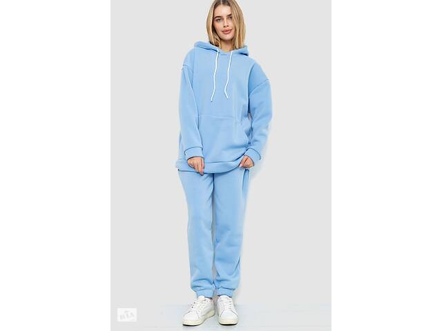 Спортивный костюм женский на флисе Голубой 214R104 Ager (104667_796855) XXL