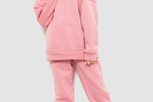 Спортивный костюм женский на флисе светло-розовый 214R0102-1 Ager XXL-XXXL