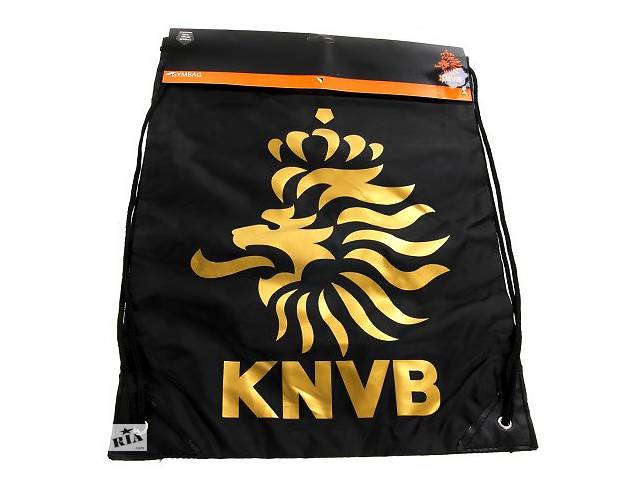 Спортивный рюкзак, котомка KNVB Gymbag черный