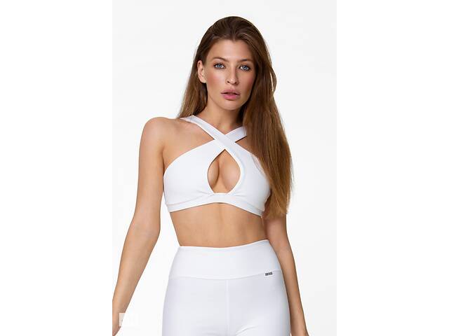 Спортивний топ Designed for Fitness Leia White L білий