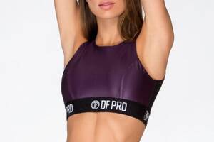 Спортивный топ Designed for Fitness New Perform Pro Purple S Фиолетово-черный