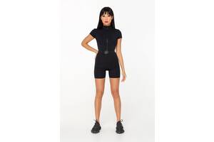 Спортивный женский комбинезон-велосипедки Designed for Fitness Iconic Black XS черный