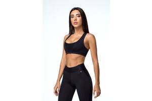 Спортивный женский топ Designed for Fitness Techno L Черный