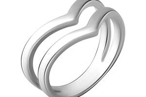 Серебряное кольцо SilverBreeze без камней (2067832) 17.5 размер
