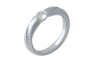 Серебряное кольцо SilverBreeze с фианитами 2022398 17 размер