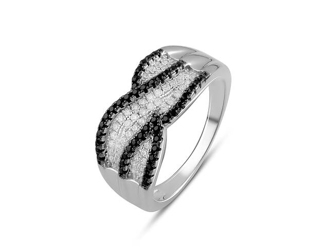 Серебряное кольцо SilverBreeze с фианитами (2078722) 18 размер