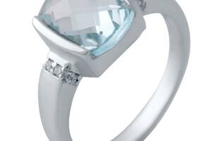 Серебряное кольцо SilverBreeze с натуральным топазом 3.347ct (2042624) 18.5 размер