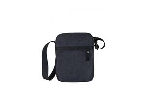 Сумка через плечо Exodus Leather Canvas Серая P2402Ex021 16 Х 21 Х 4 см