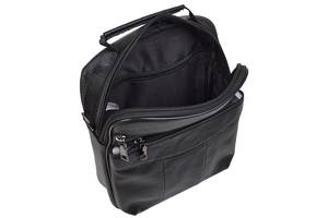 Сумка BUFFALO BAGS Мужская кожаная сумка через плечо BUFFALO BAGS SHIM7456A-black