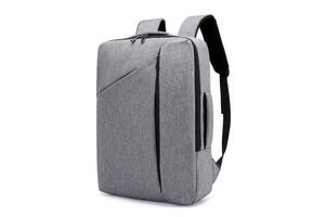 Сумка-рюкзак Digital трансформер для ноутбука 15,6' противоударный Серый (IBN014S)