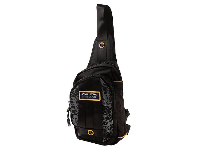 Сумка-рюкзак Volunteer Мужская сумка-рюкзак VOLUNTEER (ВОЛОНТИР) GB1513-22A-black