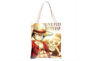 Сумка шоппер Jsstore Аниме One Piece 390х350 Разноцветный