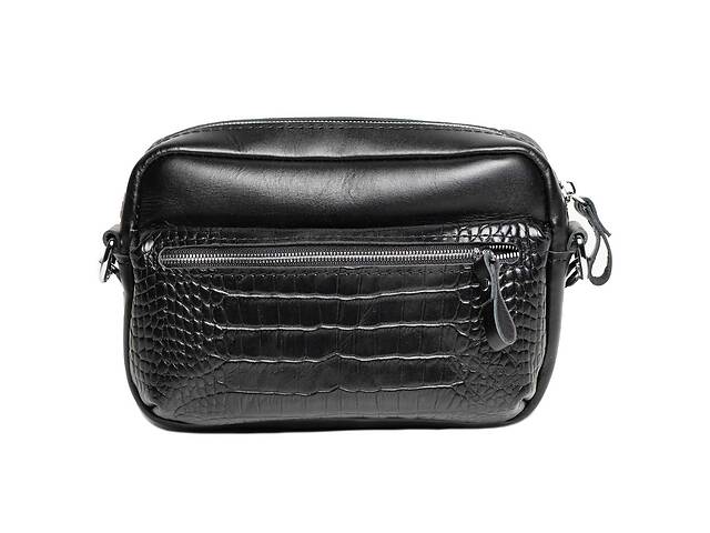 Сумка Skin and Skin Walk bag 22х15х8 см Черная рептилия (WBBrb)