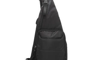 Сумка слинг рюкзак мужской Volunteer 1713-17 черный