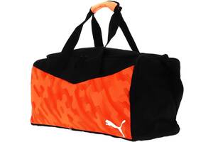 Сумка спортивная 38L Puma Indirise черная с оранжевым