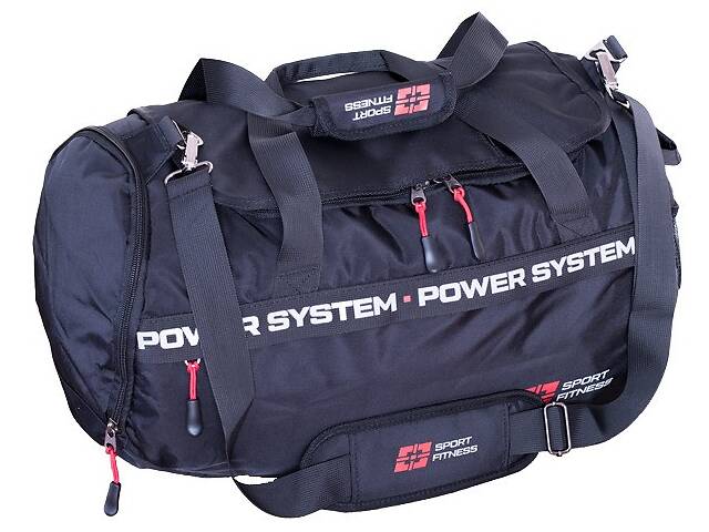 Сумка спортивная Power System PS-7012 Gym Bag-Dynamic 38 л Black/Red