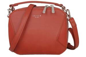 Сумка женская из искусственной кожи David Jones 20х16х9 см Красный (5830-2 Caramel Red)