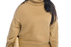 Свободный женский свитер SVTR 4435 беж 54-56